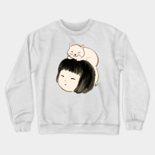 Stand by me cat Crewneck Sweatshirt